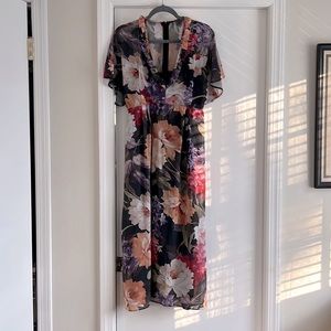 ASOS floral maternity dress